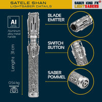 Thumbnail for Satele Shan Lightsaber Details from SABER KING FX