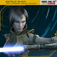 Thumbnail for Satele Shan Jedi orders grand Master Movie Lightsaber from SABER KING FX