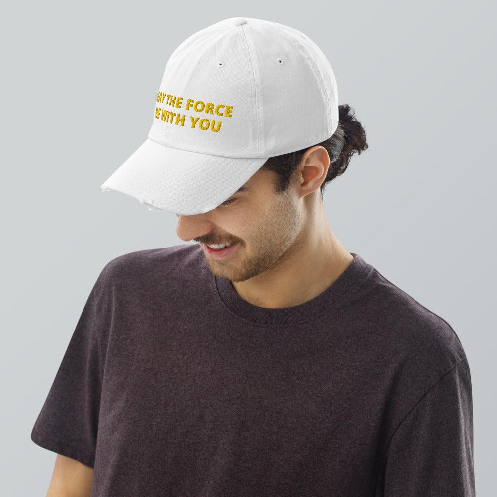 MAY THE FORCE BE WITH YOU | Star Wars Dad Hat | Baseball Cap | Atlantis DADE | Starwars Cosplay Hat - SABER KING FX LIGHTSABERS®