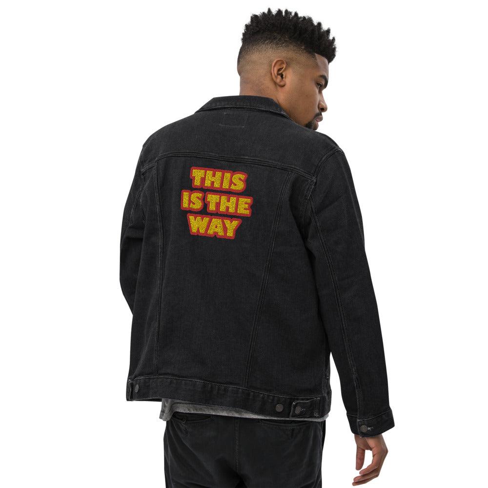 THIS IS THE WAY | Unisex Jeansjacke - SABER KING FX LIGHTSABERS®