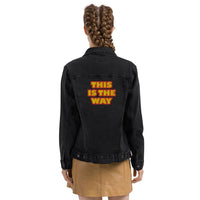 Thumbnail for THIS IS THE WAY | Unisex Jeansjacke - SABER KING FX LIGHTSABERS®