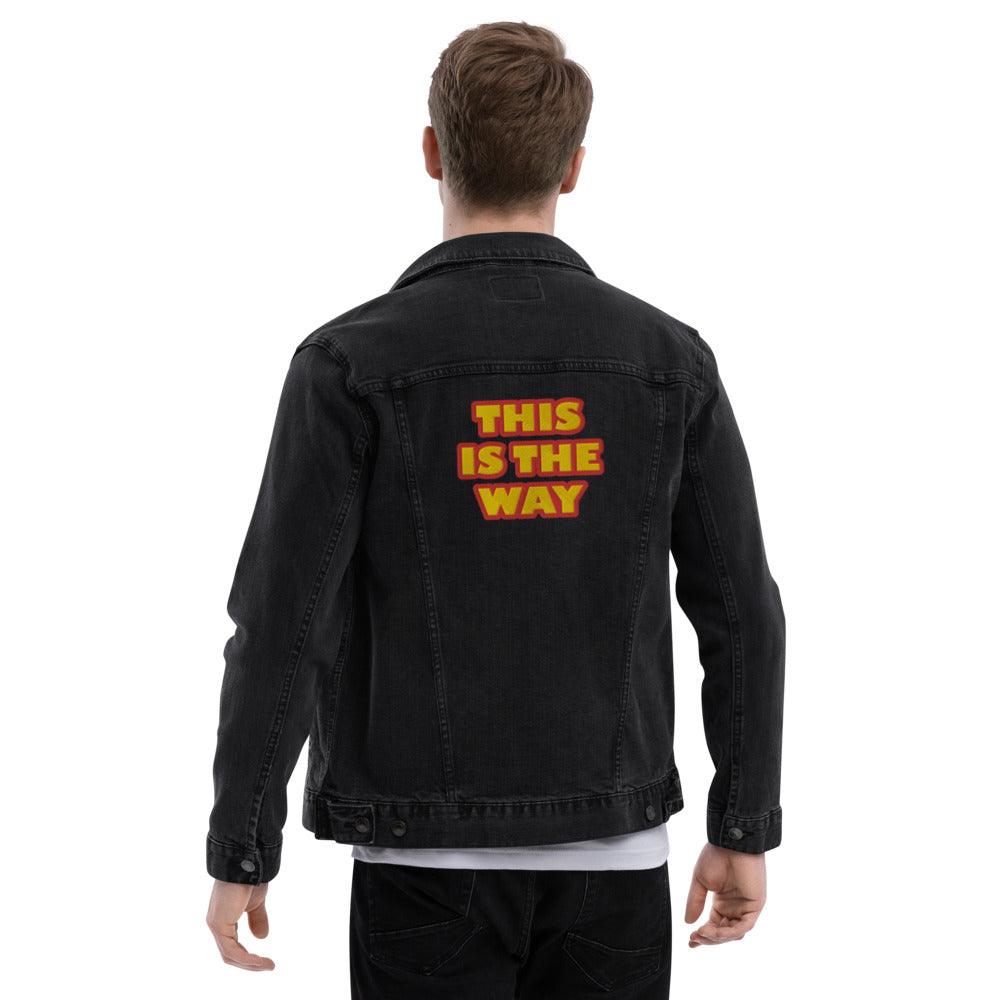 THIS IS THE WAY | Unisex Jeansjacke - SABER KING FX LIGHTSABERS®